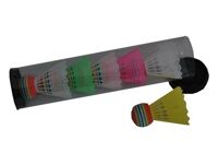 Волан пластиковый c пенной головкой, скорость - быстрая, в тубе 10 шт