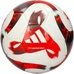 Мяч для футзала ADIDAS Tiro League Sala, HT2425,р.4, сертификат FIFA Basic, 28 пан., ТПУ, термосшивка, бут.кам. с нап. для низ. отскока, для нежест.искусств.покрытий, бело-красно-серый